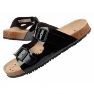 παντόφλες abeba sandals black w 8088 work slippers