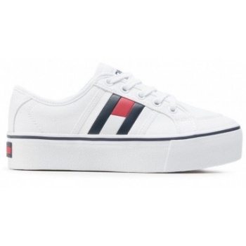 tommy jeans flatform flag sneaker m σε προσφορά