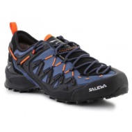  salewa wildfire edge gtx 61375-8669 ανδρικά ορειβατικά παπούτσια αδιάβροχα με μεμβράνη gore-tex μπλε
