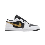  jordan 1 low white black metallic gold swoosh 553558172 mbs