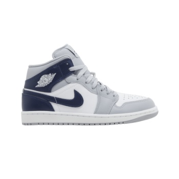 jordan 1 mid wolf grey midnight navy σε προσφορά