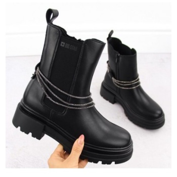 big star w leather ankle boots int2053 σε προσφορά