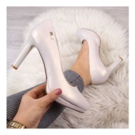  pumps on a platform pearl beige w sergio leone