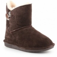  bearpaw rosie w 1653w-205 chocolate ii winter shoes