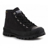  shoes palladium pallashock mid og black / black u 76681-008-m