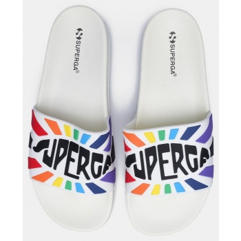 superga slide multicolor logo