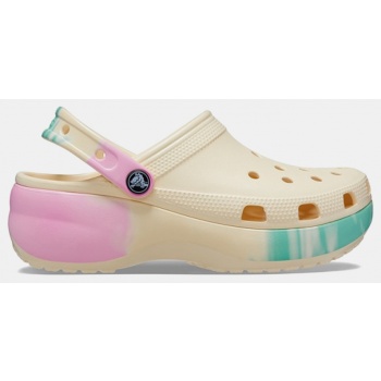 crocs classic platform ombre clog w