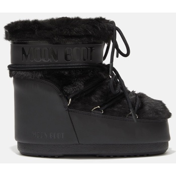 moonboot icon low faux fur γυναικεία