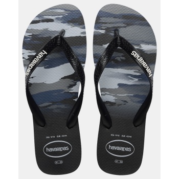 havaianas m top camblack/black/white