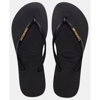 havaianas slim logo metallic unisex