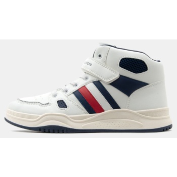 tommy jeans stripes high top παιδικά