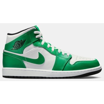 air jordan 1 mid `lucky green` ανδρικά