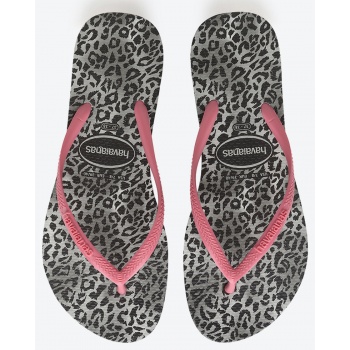 havaianas slim leopard γυναικείες