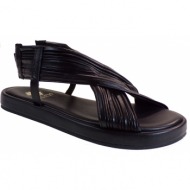  utopia γυναικεία παπούτσια πέδιλα u21-009 μαύρο