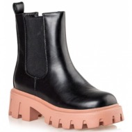  envie shoes γυναικεία μποτάκια αρβυλάκια chelsea boots v49-16220-34 μαύρο