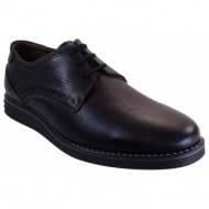  softies ανδρικά παπούτσια 6211 μαύρο δέρμα