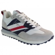  pepe jeans foster man sneakers ανδρικά παπούτσια pms30944-800 λευκό