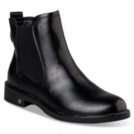  envie shoes γυναικεία μποτάκια casual booties v63-18145-34 μαύρο