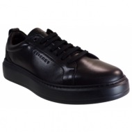  kricket ανδρικά παπούτσια sneakers 23x-4005-42b μαύρο δέρμα