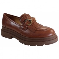 fardoulis shoes γυναικεία παπούτσια loafers μοκασίνι 200-13 ταμπά δέρμα