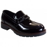  envie shoes γυναικεία παπούτσια loafers v57-18180-34 μαύρο