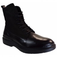  kricket ανδρικά παπούτσια μποτάκια 23χ-8005-1 μαύρο δέρμα