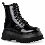  envie shoes γυναικεία μποτάκια flatform booties e58-18376-34 μαύρο