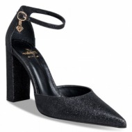  mairiboo by envie shoes γυναικεία παπούτσια γόβες m03-18660-34 μαύρο glittering