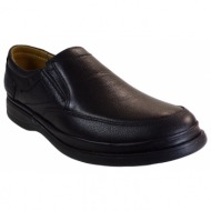  road αντρικά παπούτσια e120 μαύρο δέρμα