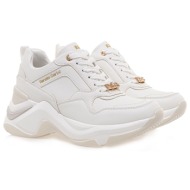  renato garini γυναικεία παπούτσια sneakers 19r-017 λευκό s119r0173651