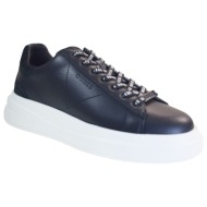  guess sneakers ανδρικά παπούτσια fmpvibsue12-black μαύρο