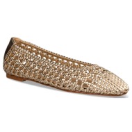 envie shoes γυναικείες παπούτσια μπαλαρίνες e42-19281-59 χρυσό