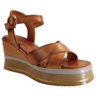  tsakiris mallas γυναικεία παπούτσια παντόφλες mules 100-858 ταμπά δέρμα s4100858755k05