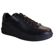  guess sneakers ανδρικά παπούτσια fm8vibfap12-blaco μαύρο-γκρί