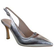  fardoulis shoes γυναικεία παπούτσια γόβες 749-04a ασημί δέρμα