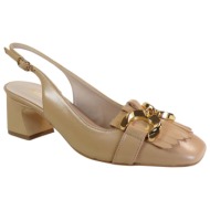  fardoulis shoes γυναικεία παπούτσια γόβες 520-31a μπισκότο δέρμα