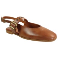  commanchero γυναικεία παπούτσια μπαλαρίνα 51344-726 ταμπά δέρμα