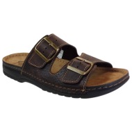  parex ανδρικές παντόφλες ανατομικές 12131034.k καφέ