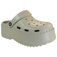  superdry γυναιεία παπούτσια παντόφλες σαμπό pura moqs txs2442 μπέζ