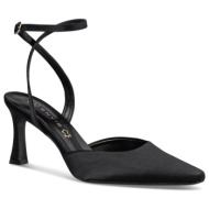  envie shoes γυναικεία παπούτσια γόβες slingback pumps e02-22233-34 mαύρο σατέν