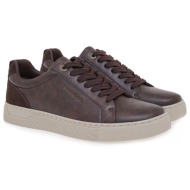 renato garini ανδρικά παπούτσια sneakers 700-828 καφέ καστόρι v57008281n31
