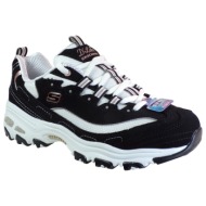  skechers γυναικεία αθλητικά bobs d’lites-devoted fan 13154-bkrg μαύρο