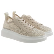  renato garini γυναικεία παπούτσια sneakers 180-19r μπέζ δαντέλα w119r1802608