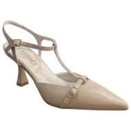  fardoulis shoes γυναικεία παπούτσια γόβες 738-140 μπισκότο δέρμα