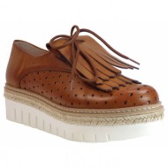 oxford katia shoes γυναικεία παπούτσια  16/4085 σοκολά
