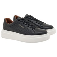  renato garini ανδρικά παπούτσια sneakers 700-033 μαύρο πλεκτό w57000333574