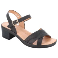  b-soft γυναικεία παπούτσια πέδιλα aνατομικό 7736-51 μαύρο