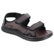  b-soft ανδρικο υποδημα πεδιλο 262002 καφέ