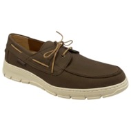  commanchero ανδρικά παπούτσια μοκασίνια 72464-222 καφέ δέρμα