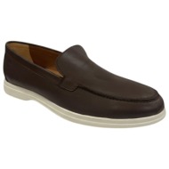  commanchero ανδρικά παπούτσια μοκασίνια 8123-722καφέ δέρμα